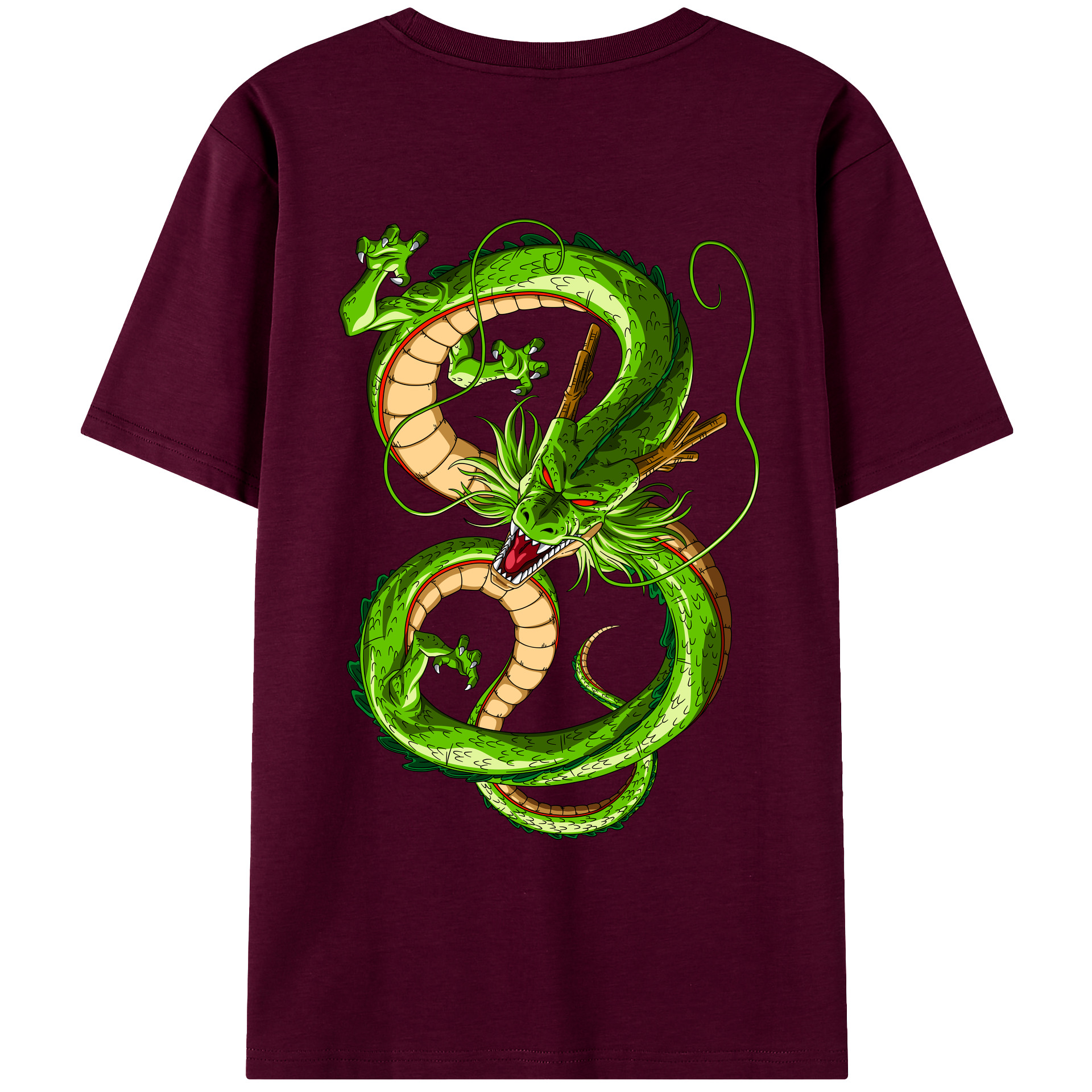 （画像用） ドラゴンボール 神龍 シェンロン DRAGON BALL Shenron レディース半袖Tシャツ(バックプリント)